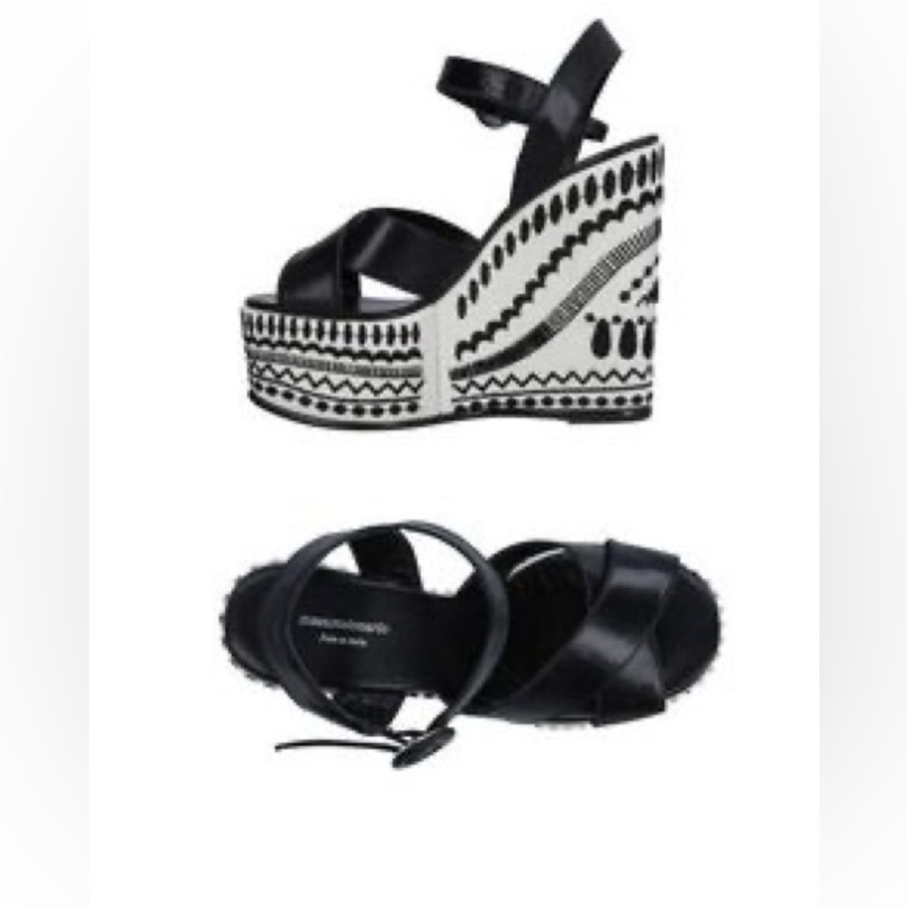 Massimo Lonardo Platform sandals. Size 8 US. Made in Italy.